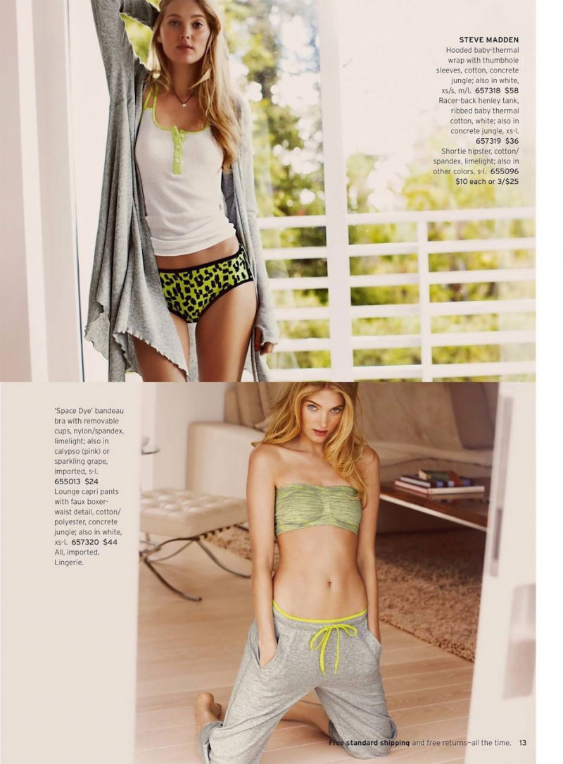 Elsa Hosk featured in  the Nordstrom catalogue for Spring/Summer 2013