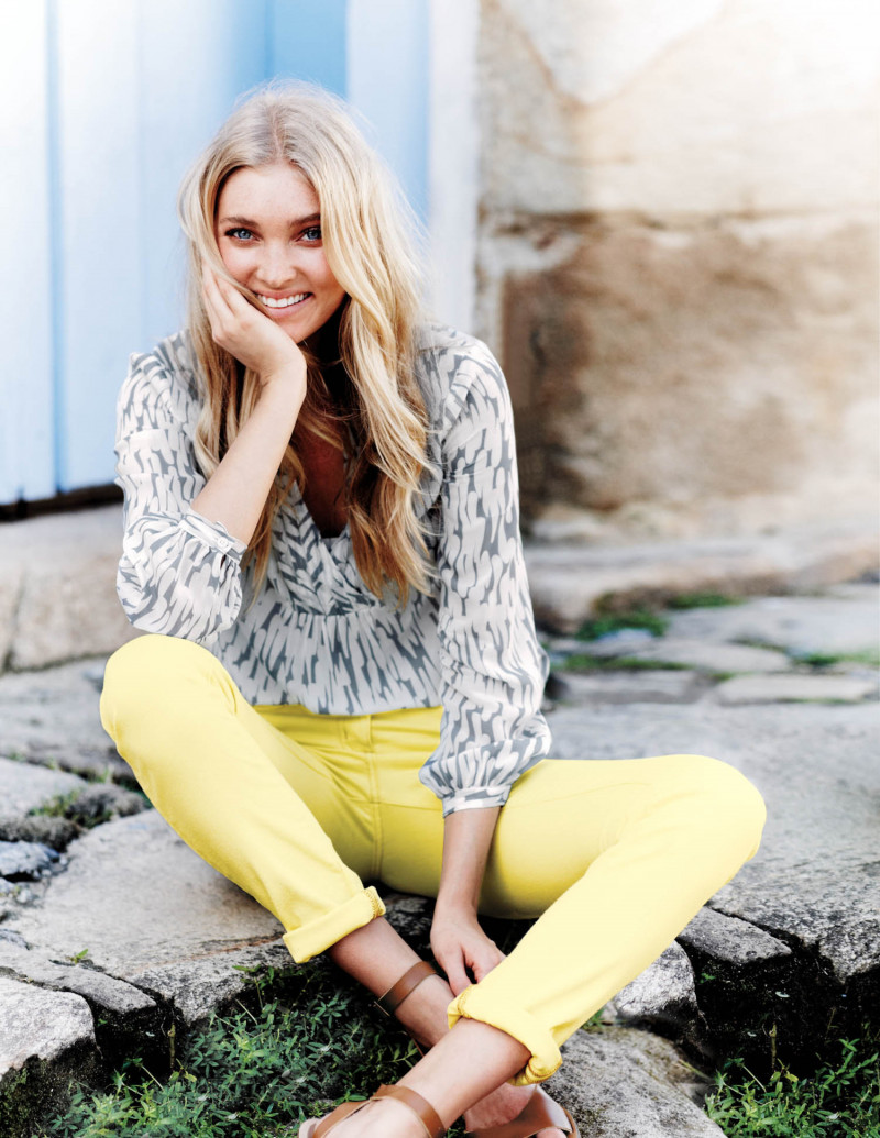 Elsa Hosk featured in  the Boden catalogue for Summer 2013