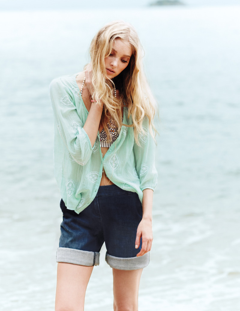 Elsa Hosk featured in  the Boden catalogue for Summer 2013