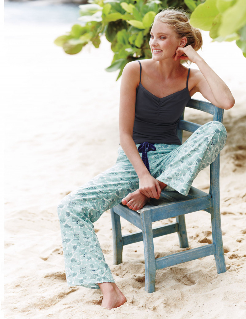 Elsa Hosk featured in  the Boden catalogue for Summer 2013