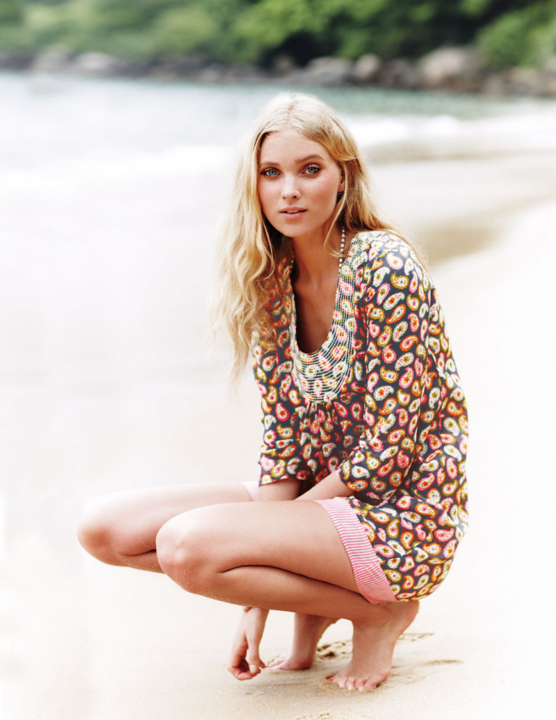 Elsa Hosk featured in  the Boden catalogue for Summer 2013