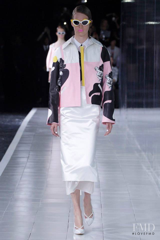 Ashleigh Good featured in  the Prabal Gurung fashion show for Spring/Summer 2014