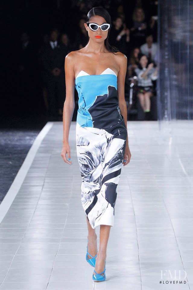 Varsha Thapa featured in  the Prabal Gurung fashion show for Spring/Summer 2014
