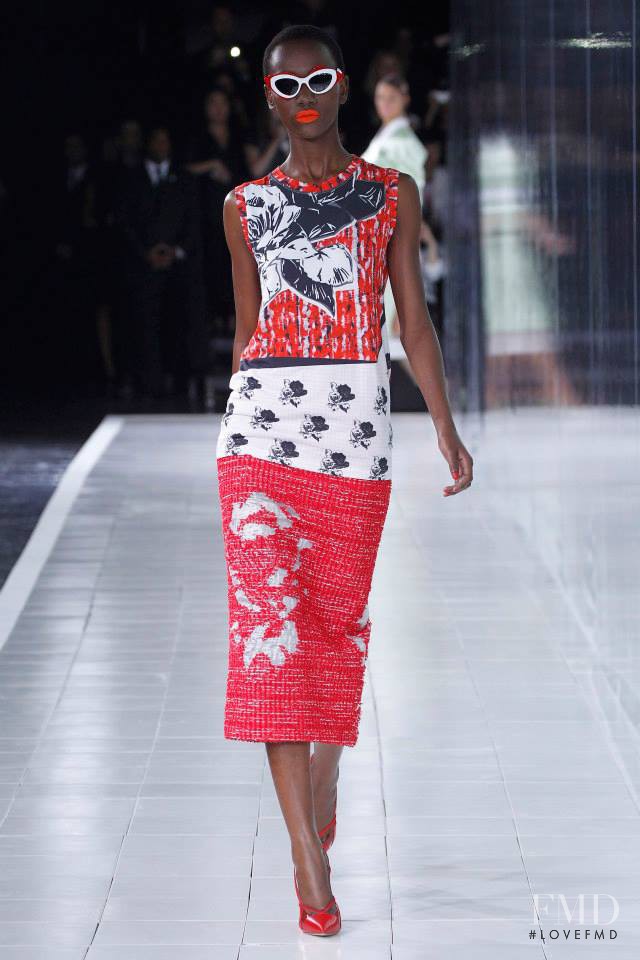 Herieth Paul featured in  the Prabal Gurung fashion show for Spring/Summer 2014