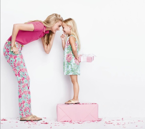 Elsa Hosk featured in  the Lilly Pulitzer advertisement for Holiday 2012