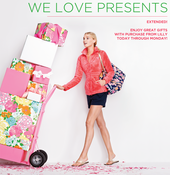 Elsa Hosk featured in  the Lilly Pulitzer advertisement for Holiday 2012