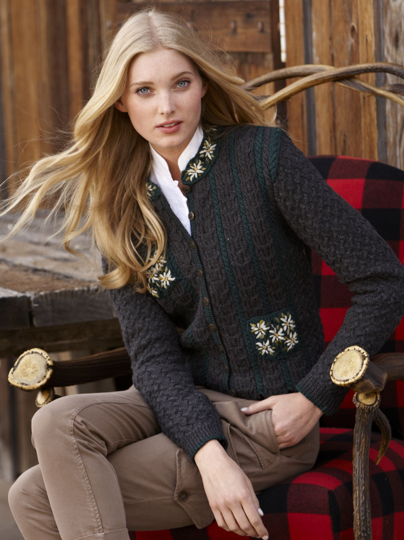 Elsa Hosk featured in  the Gorsuch catalogue for Autumn/Winter 2012