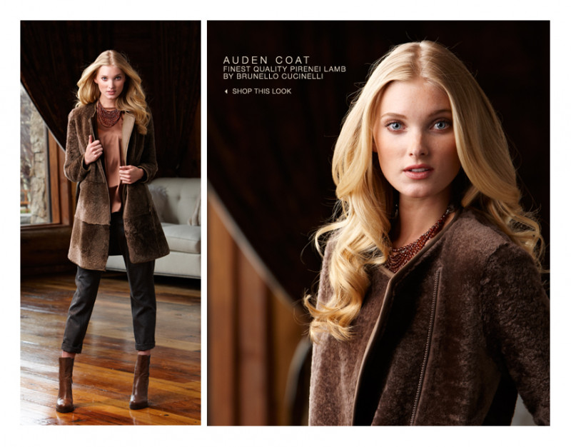 Elsa Hosk featured in  the Gorsuch catalogue for Autumn/Winter 2012