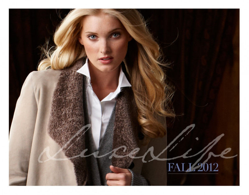 Elsa Hosk featured in  the Gorsuch catalogue for Autumn/Winter 2012