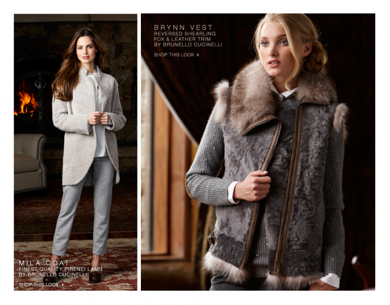 Elsa Hosk featured in  the Gorsuch catalogue for Autumn/Winter 2012