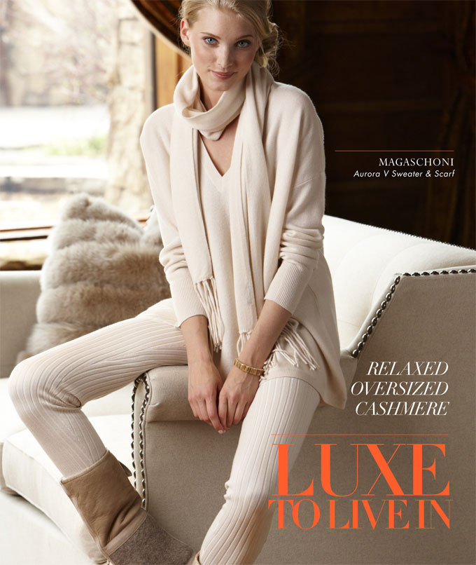 Elsa Hosk featured in  the Gorsuch catalogue for Autumn/Winter 2012