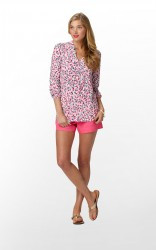 Elsa Hosk featured in  the Lilly Pulitzer catalogue for Spring 2013