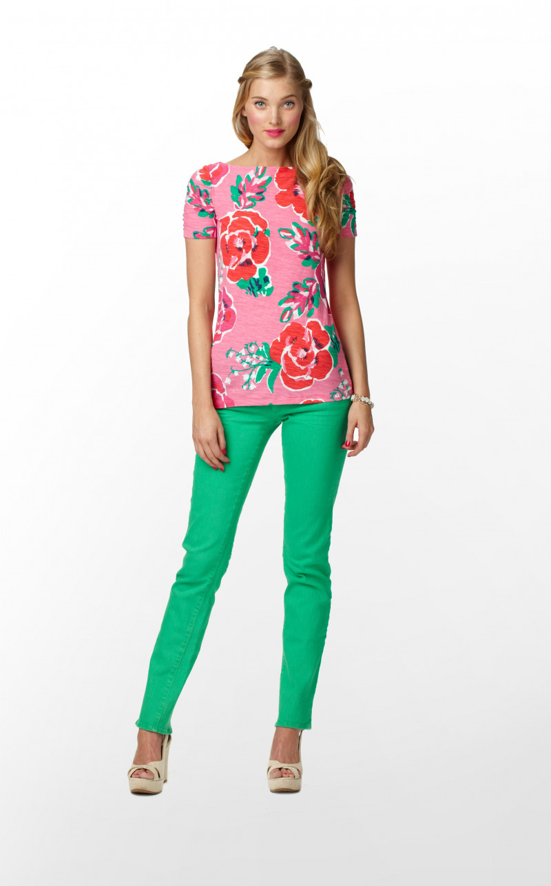 Elsa Hosk featured in  the Lilly Pulitzer catalogue for Spring 2013