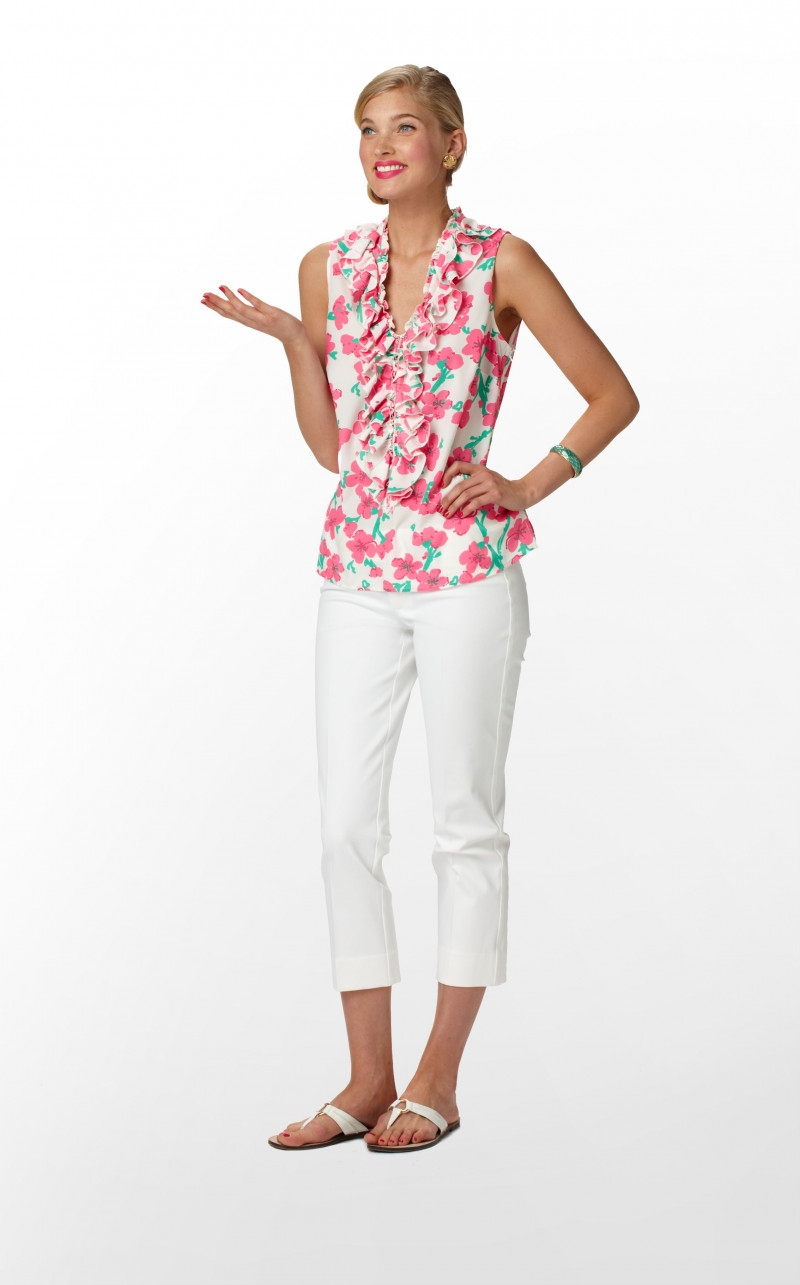 Elsa Hosk featured in  the Lilly Pulitzer catalogue for Spring 2013