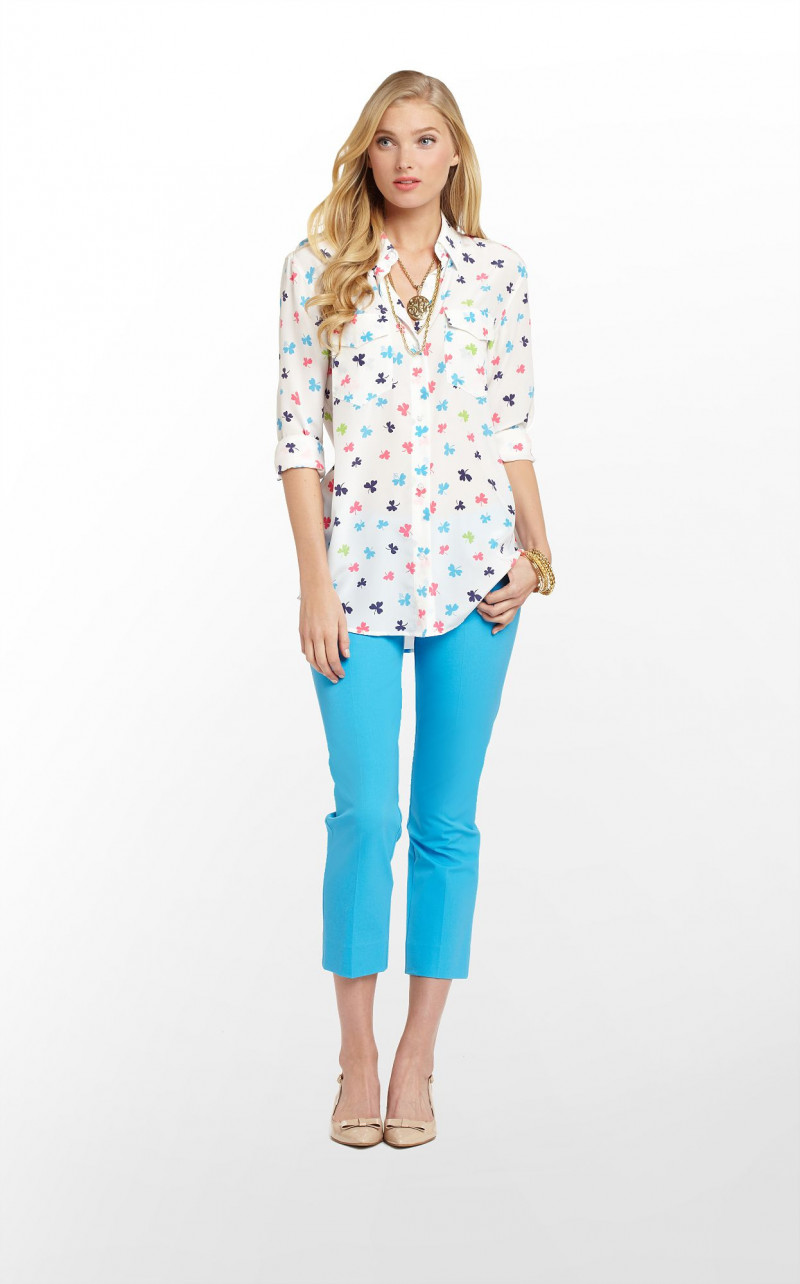 Elsa Hosk featured in  the Lilly Pulitzer catalogue for Spring 2013