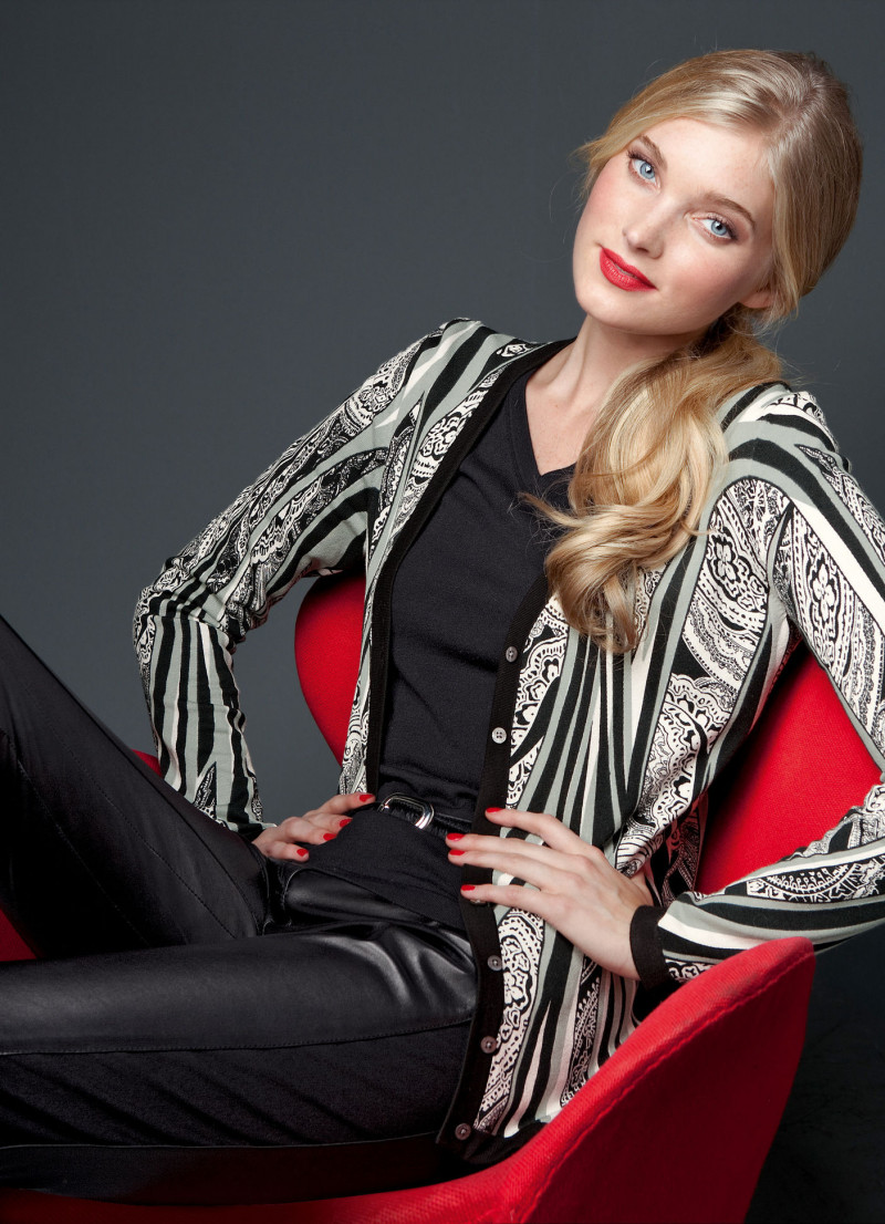 Elsa Hosk featured in  the Elegance catalogue for Winter 2011