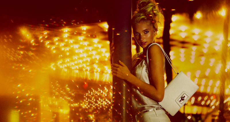 Elsa Hosk featured in  the Lancaster Paris advertisement for Spring/Summer 2012