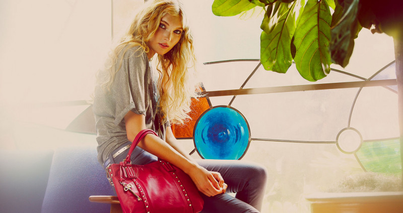 Elsa Hosk featured in  the Lancaster Paris advertisement for Spring/Summer 2012