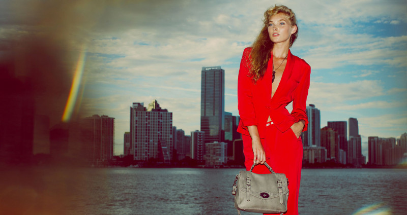 Elsa Hosk featured in  the Lancaster Paris advertisement for Spring/Summer 2012