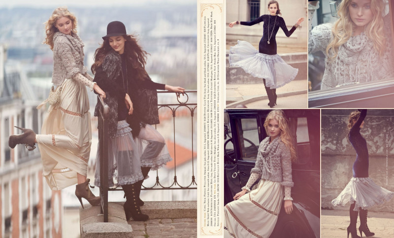 Elsa Hosk featured in  the Free People catalogue for Winter 2011