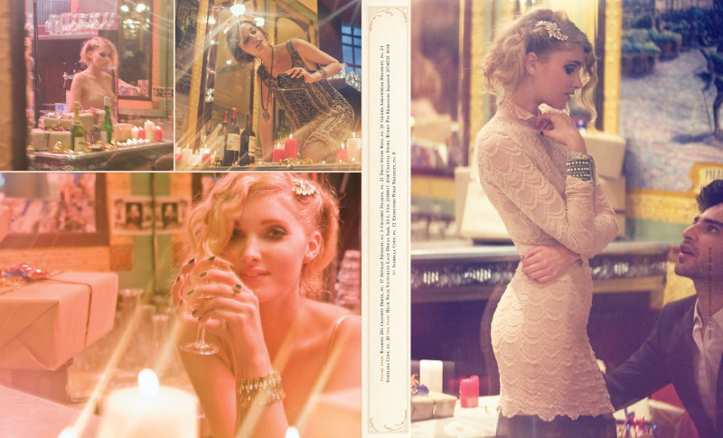 Elsa Hosk featured in  the Free People catalogue for Winter 2011