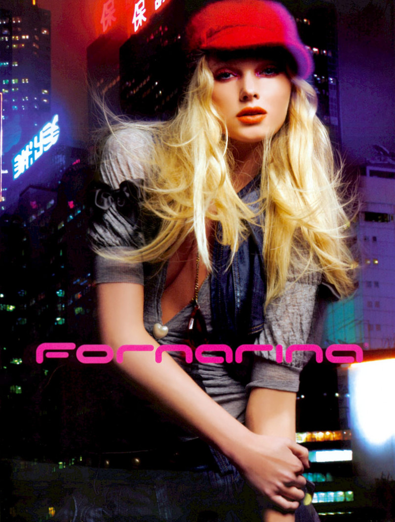 Elsa Hosk featured in  the Fornarina advertisement for Spring/Summer 2007