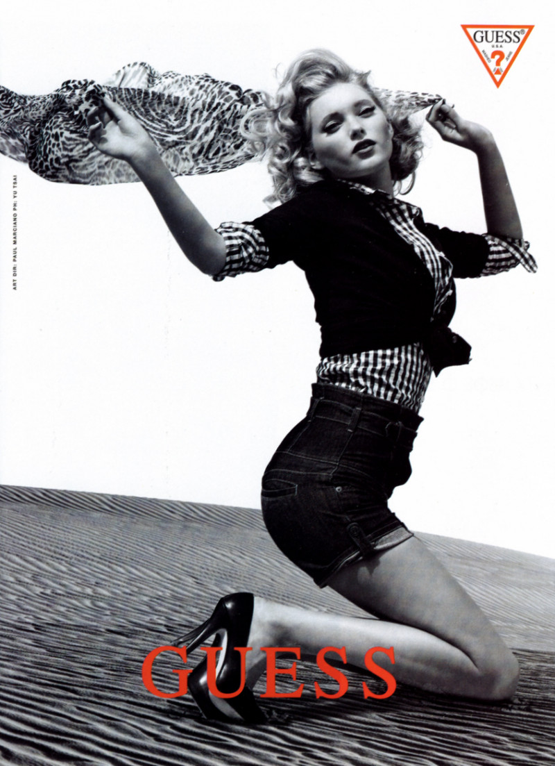 Elsa Hosk featured in  the Guess advertisement for Spring/Summer 2008