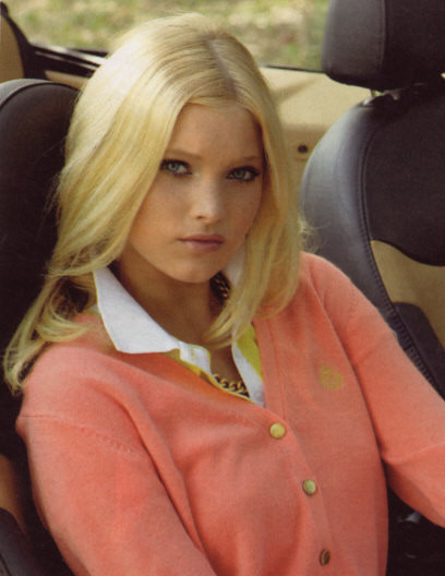 Elsa Hosk featured in  the Ellos catalogue for Spring/Summer 2008