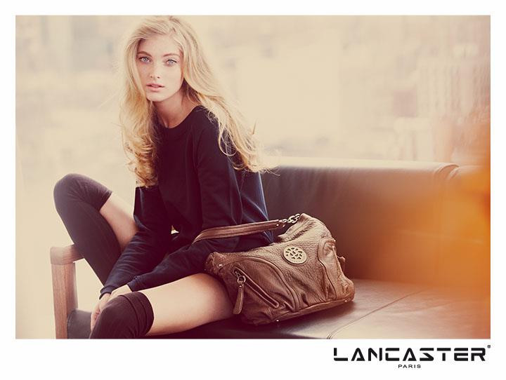 Elsa Hosk featured in  the Lancaster Paris advertisement for Autumn/Winter 2011