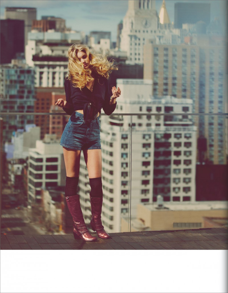 Elsa Hosk featured in  the Lancaster Paris catalogue for Autumn/Winter 2011