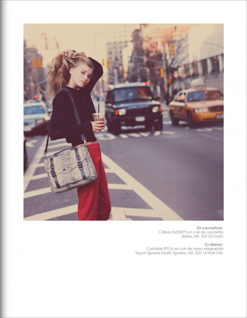 Elsa Hosk featured in  the Lancaster Paris catalogue for Autumn/Winter 2011