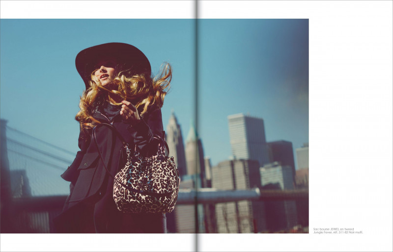 Elsa Hosk featured in  the Lancaster Paris catalogue for Autumn/Winter 2011