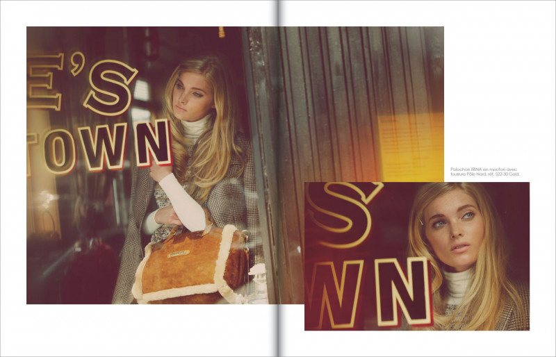 Elsa Hosk featured in  the Lancaster Paris catalogue for Autumn/Winter 2011