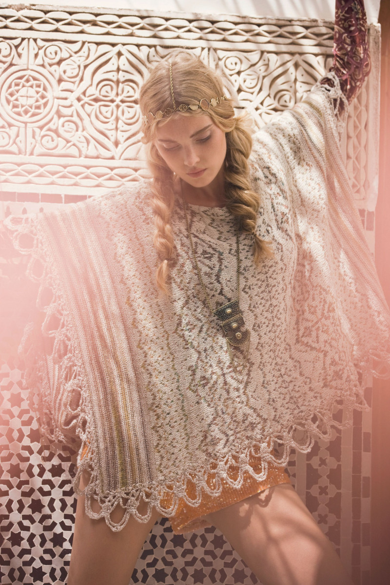 Elsa Hosk featured in  the Free People Through the Decades lookbook for Winter 2011