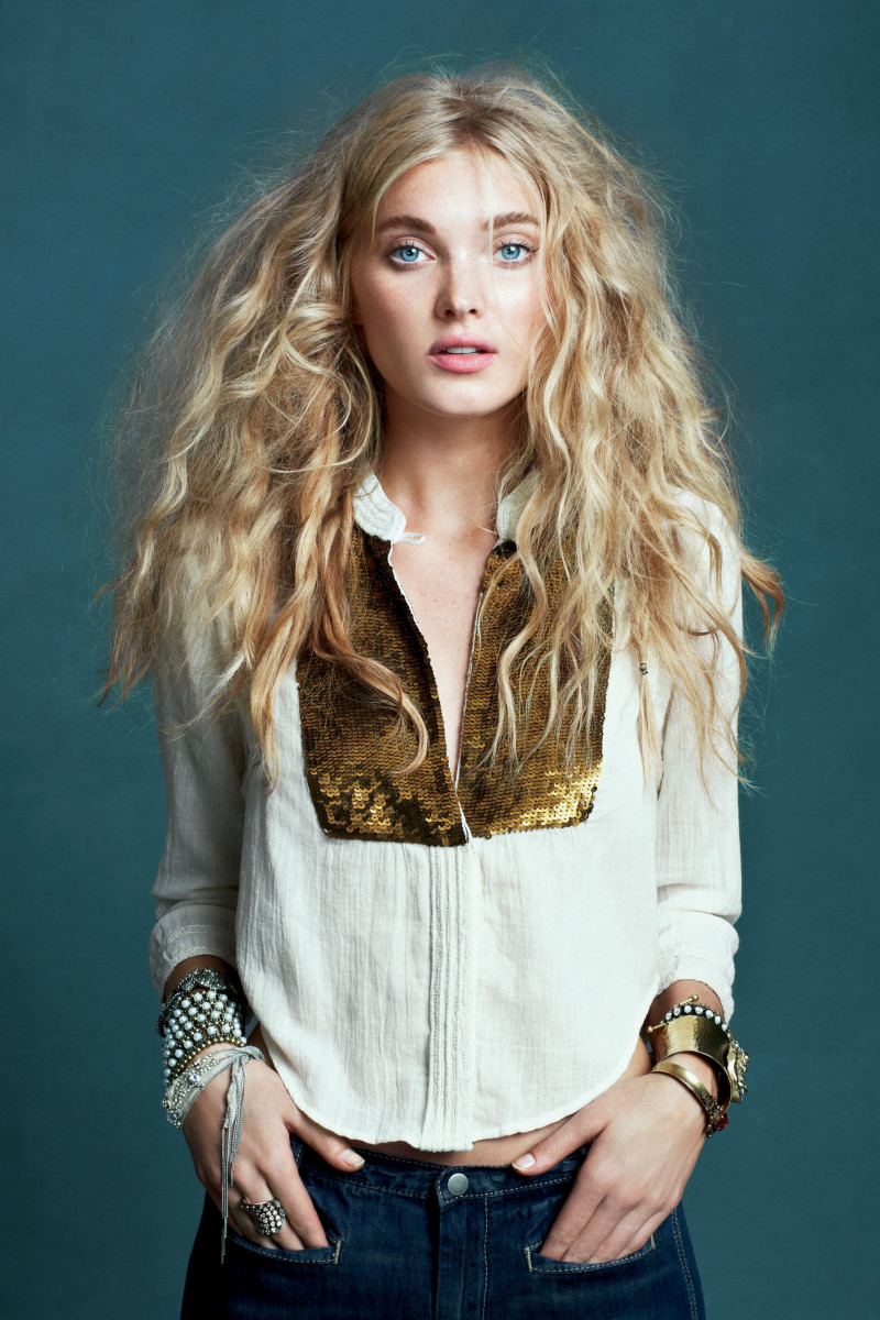 Elsa Hosk featured in  the Free People Through The Decades lookbook for Winter 2011