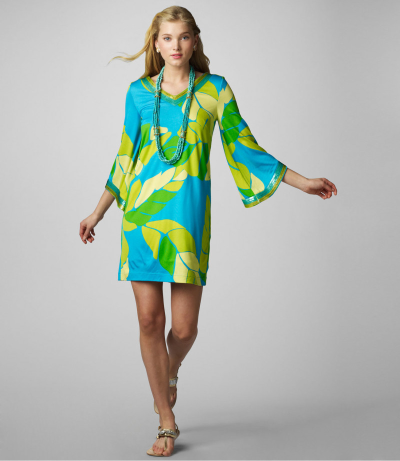 Elsa Hosk featured in  the Lilly Pulitzer catalogue for Spring 2012