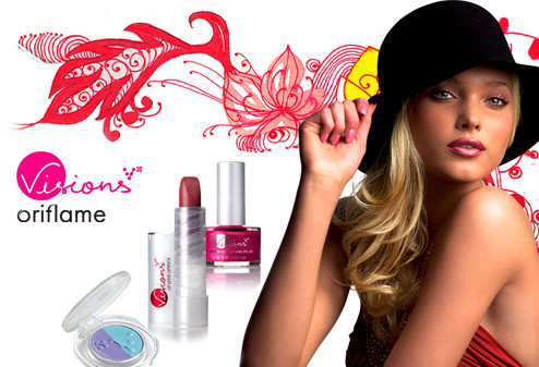 Elsa Hosk featured in  the Oriflame advertisement for Spring/Summer 2011