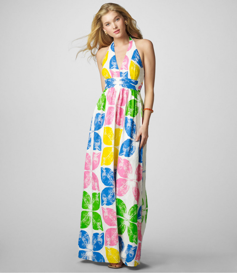 Elsa Hosk featured in  the Lilly Pulitzer catalogue for Summer 2011