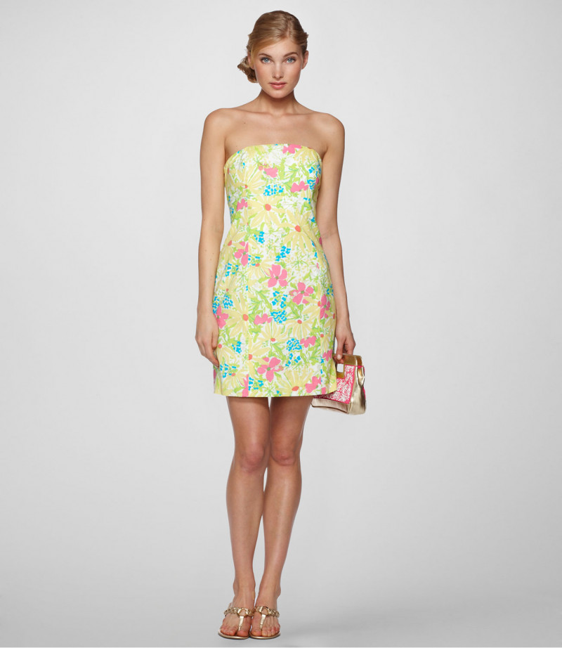 Elsa Hosk featured in  the Lilly Pulitzer catalogue for Summer 2011