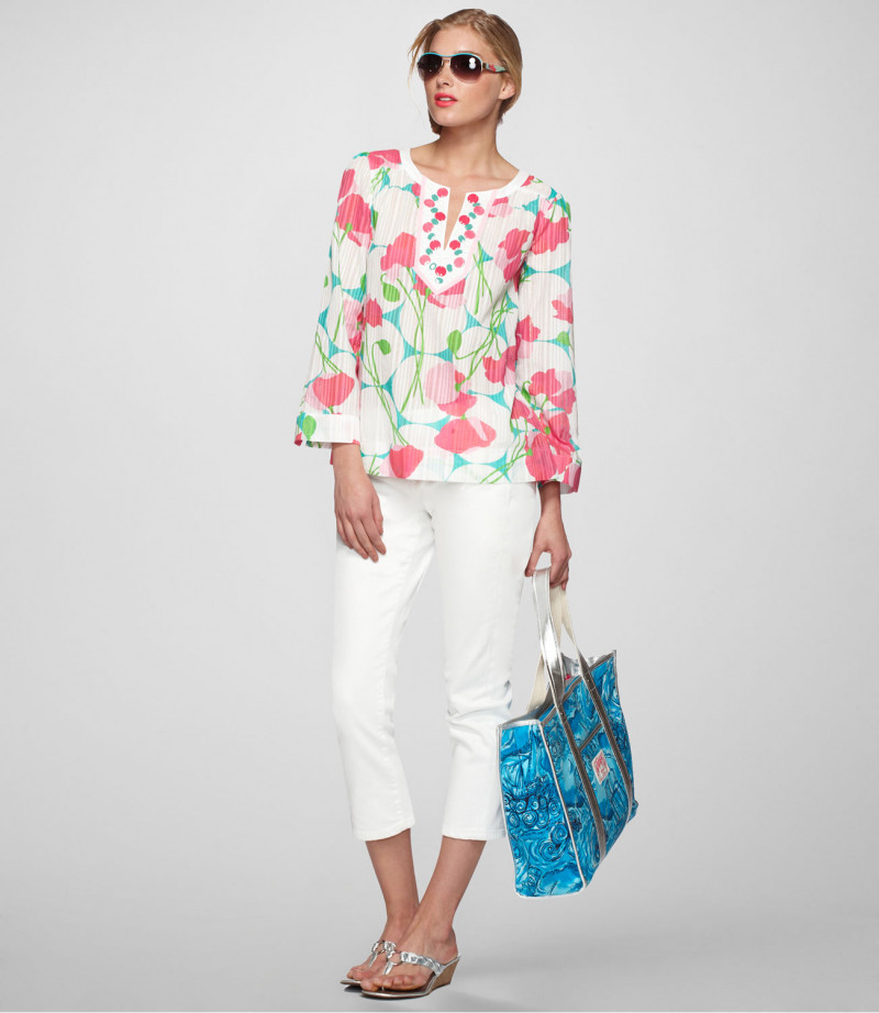 Elsa Hosk featured in  the Lilly Pulitzer catalogue for Summer 2011