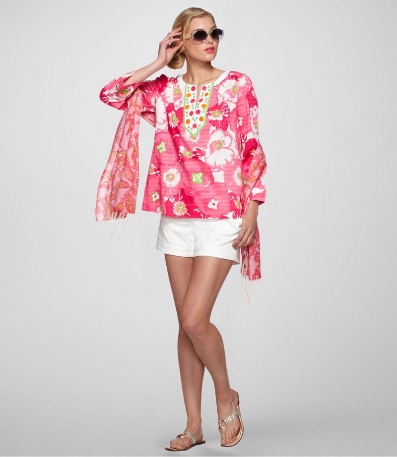 Elsa Hosk featured in  the Lilly Pulitzer catalogue for Summer 2011