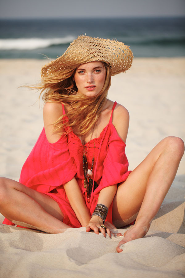 Elsa Hosk featured in  the Free People Ode To Summer fashion show for Summer 2011