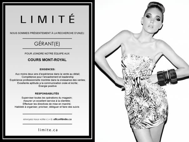 Elsa Hosk featured in  the Limité advertisement for Spring/Summer 2010