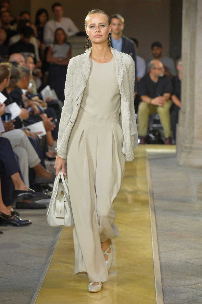 Phenelope Wulff featured in  the Giorgio Armani fashion show for Spring/Summer 2020