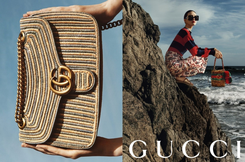 So Ra Choi featured in  the Gucci advertisement for Summer 2023