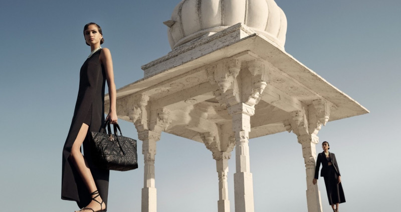 Catarina Guedes featured in  the Christian Dior advertisement for Autumn/Winter 2023