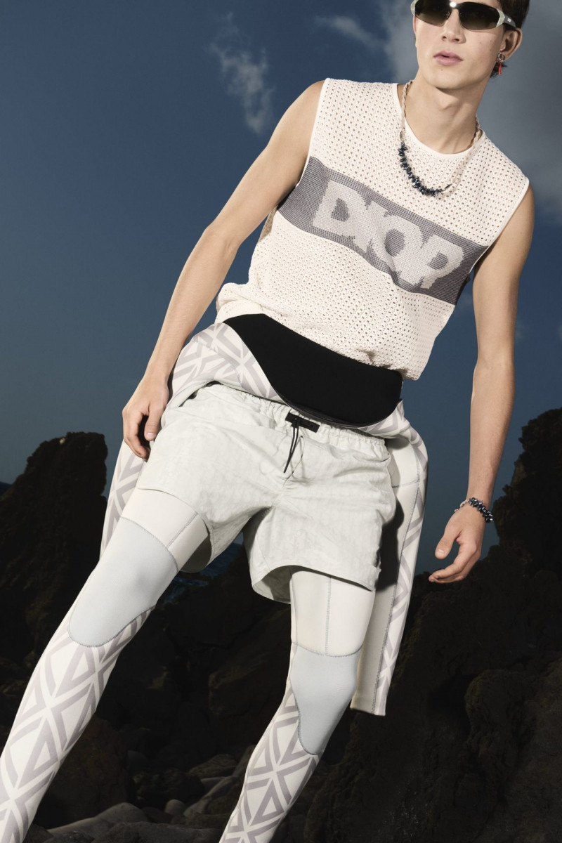 Dior Homme Beachwear advertisement for Summer 2023