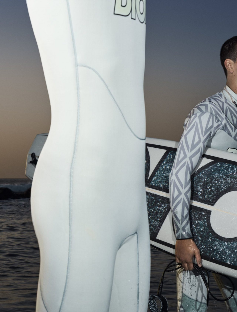 Dior Homme Beachwear advertisement for Summer 2023