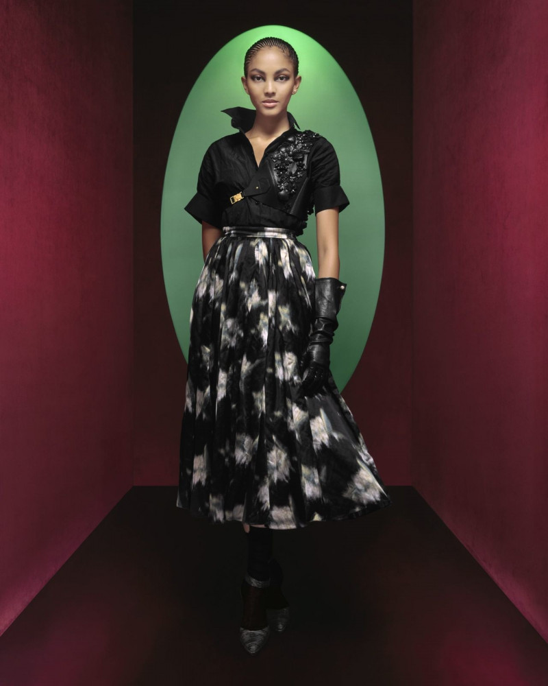 Ana Oliveira featured in  the Christian Dior advertisement for Autumn/Winter 2023