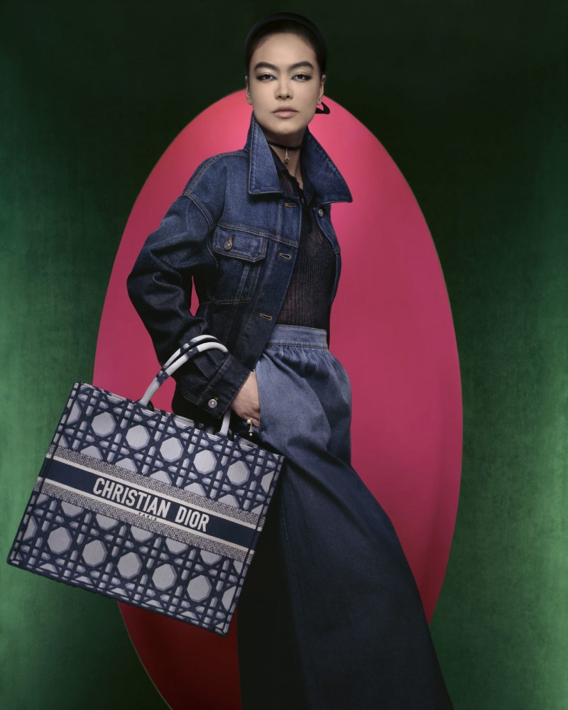 Maryel Uchida featured in  the Christian Dior advertisement for Autumn/Winter 2023